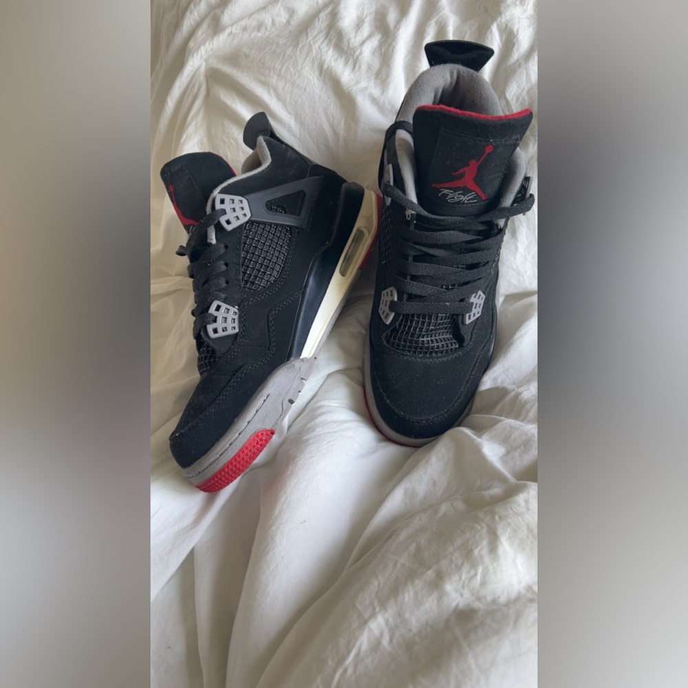 Jordan 4’s Black and Red Iconic Sneakers